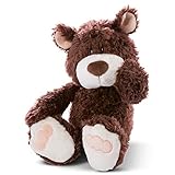 NICI Soft Toy Bear 50 cm – Sustainable cuddly toys for girls, boys & babies – Fluffy stuffed animal for playing, collecting & cuddling – Cosy plush teddy, cocoa brown