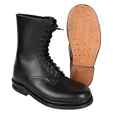 Epic Militaria Reproduction WW2 German Second Pattern Fallschirmjager Boots by Fredericci (Black, UK Footwear Size System, Adult, Men, Numeric, Medium, 10.5)
