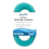 Penn-Plax Deluxe Airline Tubing for Aquariums – Made of Durable Silicone – Safe for Freshwater and Saltwater Fish Tanks – 8 Feet