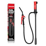 GEARLEADER Portable Power Battery Fuel Pump, Battery Operated Transfer Pumps with Quick Stop Nozzle,Water & Fuel Transfer Pump for Gasoline Diesel Oil Gas Water Fish Tank