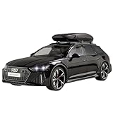 OBTABYBQX Diecast 1：18 For AUDI RS6 Scale Alloy Car Models Luxury Miniature Pre-built Vehicle Model Display Collection Keepsake(Black)