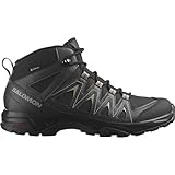 Salomon X Braze Mid Gore-Tex Waterproof Men's Outdoor Shoes, Hiking Essentials, Athletic Design, and Versatile wear, Black, 10