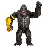 MonsterVerse Godzilla x Kong: The New Empire, 6-Inch Kong Action Figure Toy, Iconic Collectable Movie Character, Includes B.E.A.S.T Glove Feature, Toy Suitable for Ages 4 Years+