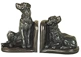 Genesis Bronze Bookends: Labrador Dogs M18117