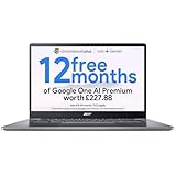 Acer Chromebook Plus 515 CB515-2H Laptop - Intel Core i3-1215U, 8GB, 256GB SSD, Integrated Graphics, 15.6" Full HD, Google Chrome OS, Iron