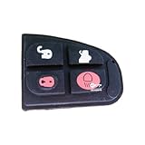 Rubber button pad replacement for Jaguar X S XJ XK TYPE 4 button remote key