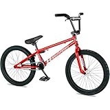 Eastern Bikes Paydirt Kids/Adults BMX Bike for Beginners - Multiple Colours, 20-Inch Wheels, Bar Pad for Street, Urban and Skatepark riding. (Red)