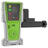 Huepar LR-8RG Digital Laser Receiver for Line Laser Level, Detects Red and Green Laser Beams, Two-Sided LED Displays, Clamp Included