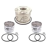 Engine Oil & Fuel Filter Service Kit Set Replacement for David Brown 990 995 996 Tractor