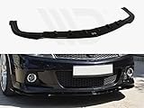 Maxton Design Front Diffuser Diffusor Gloss Black Abs Compatible with Opel Astra H OPC/VXR version (2005-2010)