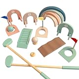 House of Marbles Wooden Indoor Crazy Golf Set, Miniature Golf Experience, Family and Kids Fun Activity, Ideal for Home Play