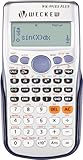 WECKEW Scientific Calculators, Math Calculator with 417 Functions, 2 Line 10+2 Digits Written Display Scientific Calculator for Secondary School/College/Business/Office (991ES PLUS)