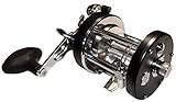 Abu Garcia Ambassadeur Seven, Fishing Reel, Round Baitcast Reels, Conventional Fishing, Unisex, Black, 7000 | Right Hand