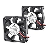 GDSTIME 50mm Fan 50mm x 10mm 5010 DC 12V Brushless Cooling Fan 4500 RPM High Speed Cooler 2 Pack