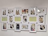 X Large 18 Photos Multi Picture Wall Frame 6x4 photo Multi Photo Frame 18-Aperture Wall Hanging Memories decoration