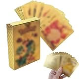 Afenau 55 Pcs Anime Gold Cards, Anime Trading Cards, An-ime Game Card Box, Cartoon Trading CARD for Fans, Children And Adults, Family Party Games
