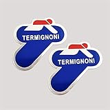 POKVEA 2PCS/Lot Aluminium Motorcycle Exhaust Pipes Pipe Decal Sticker Cool Personality Scorpio for Termignoni