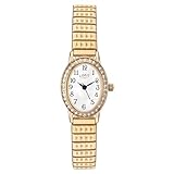 Limit Women's Quartz Watch with White Dial Analogue Display and Gold Stainless Steel Bracelet 6030.01