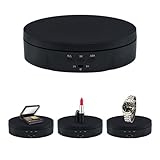 Mcbazel 360 Degree Rotating Display Stand for Photography 10KG Load Electric Rotating Turntable Motorized Rotating Stand Display Table for Display Jewelry,Watch, Digital Product - 5.7 Inch(Black)