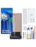 H&LYCYJ Display Screen for Oppo Find X2 Pro TFT CPH2025 PDEM30 OPG01 LCD Screen Replacement Assembly with Kit (Without Fingerprints, Not Curved Screen)