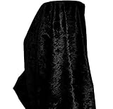 A-Express Premium Glitz Soft Crushed Velvet Fabric Material Curtains Cushion Dressmaking Upholstery 140cm Wide with Backing - 1 Metre 100cm x 140cm Black