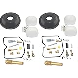 JHYBDP Carb Rebuild Parts Motorcycle Carburetor Repair Kit For Kawasaki GPZ500S 1987-2003 GPZ500 GPZ 500 S 500S Carb Rebuild Parts Replacement Set Engine Carburettor Pieces(Set 3)