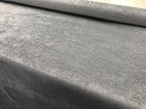 Soft Plush Fabric Upholstery Fabric Curtain for Curtain Cushion Sofa Per Metre (Grey)