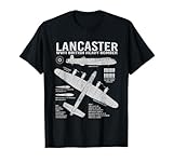 Aviation Enthusiasts Gift ideas RAF Lancaster Bomber British Aircraft War Tarpaulin Blue Print T-Shirt