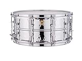 Ludwig 14'' Hand-hammered Aluminum Supraphonic Snare Drum with Tube Lugs
