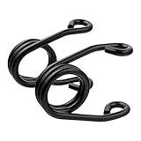 Motorcycle 2" Black Scissor Torsion Solo Seat Springs Fit For Harley Custom Chopper Bobber