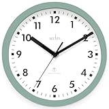 Acctim 74665 Nardo 20cm Radio Controlled Green Wall Clock