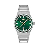 BOSS Analogue Quartz Watch for Men Candor Collection with Silver Stainless Steel Bracelet - 1514079