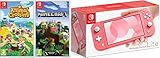 Nintendo Switch - Coral + Animal Crossing New Horizons + Minecraft (Nintendo Switch)