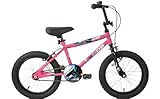 Snob Bypass 16" Wheel Kids Girls BMX Bike Pink Age 5+