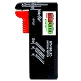 Nartel® LED Digital Battery Tester Battery Checker Multi Size for AA AAA C D 9V 1.5V Button Cell Batteries (Requires No Battery to Operate)
