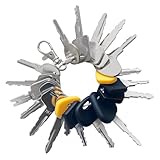 Forklift Ignition Starter Key Set (18) for Toyota Hyster Doosan Yale Linde Nissan Crown Komatsu Caterpillar Clark Bobcat Daewoo Jungheinrich JCB Mitsubishi Lull Gradall