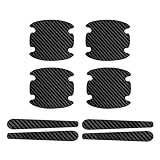 8 Pcs Car Door Handle Protectors, for MG ZR MG ZS MG ZT MG ZT- T MGA MGB GT MGC MGF Anti-Scratches Car Door Handle Scratch Protector Sticker Universal Fit Easy to Install