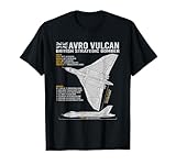 Vulcan Bomber RAF Airplane Aircraft War Tarpaulin Blueprint T-Shirt