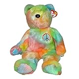 TY - Peace The Bear Beanie Buddy 14" Long
