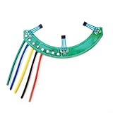 Zilimontt E-For Bike Hall Sensor PCB Cable 60° for Differential Motor, Electric & Scooter Component Replacement, Compatible with 3 Wheel Motor Series, Long lasting