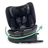 My Babiie MBCS200 360° Spin R129 Baby Car Seat – Top Tether, ISOFIX, Birth to 12yrs (40-150cm), i-Size, ERF, Group 0+/1/2/3, Rotating 360 Swivel - Black