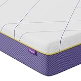 Vesgantti Single Bed Mattress, Single Mattresses, 16CM Gel Memory Foam with CertiPUR-US Certified Foam for Pressure Relief & Cooling Comfort - Medium, 90x190x16cm, Lavender Purple