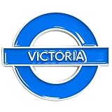 Pawprint Family | Victoria Line Roundel Enamel Pin Badge | Transport for London Official Merchandise