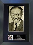 SID JAMES Carry On FilmsTop Quality Signed Autograph Mounted Photo Reproduction PRINT A4 Rare Perfect Birthday (297 x 210mm) #467 (Black Frame)