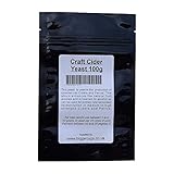 Bigger Jugs Craft Cider Yeast 100g in Heavy Duty Resealable Pouch - for Rapid Clean Fermentation of All Types of Cider & Perrys Home Brew Homebrew Homemade