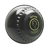 Taylor Lazer Progrip Slim Profile Black Heavy Indoor Short Mat Bowls - Pair - Size 3