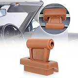 JERICMOTO Upgraded Sun Visor Clips for Mercedes Benz R107 SL W107 280SL 300SL 350SL 380SL 450SL 560SL 1078110141, Plastic Sunshade Clamp Replace Parts Sun Visor Support Hook Clip (Brown)