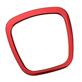 balikha Car Steering Wheel Center Decor Cover Trim for AUDI A1 A3 A4L B6 Red
