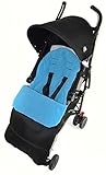 Footmuff/Cosy Toes Compatible with Mothercare Nanu Pushchair Ocean Blue