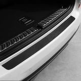 Car Carbon Fiber Rear Bumper Protector Strip for Skoda Yeti/Yeti City 2013-2017, Car Rear Boot Bumper Protector(104x9)